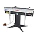 KAKA INDUSTRIAL Sheet Metal Brake,52-Inch Magnetic Box and Pan Brake,6.5-Ton 16-Gauge (0.06 Inch) Capacity Electro Metal Break,220V SP Foot Pedal Control Siding Brake, Includes Clamp Bars EB-5216