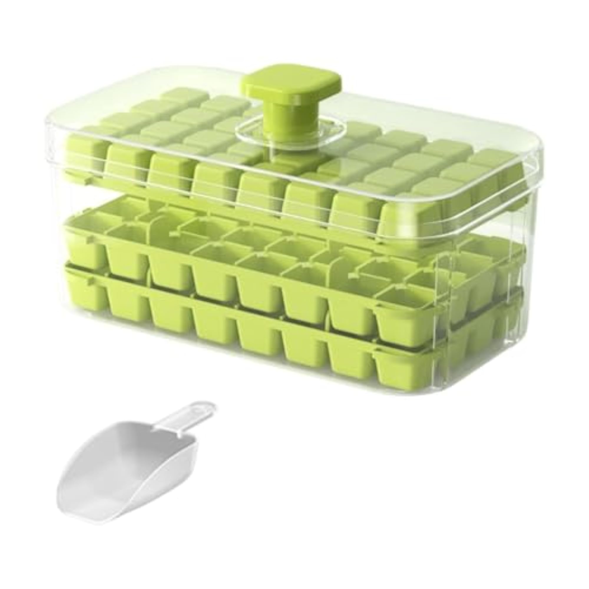 Press Type Ice Cube Maker Portable Mould, 96 Grids