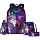Upetstory Galaxy Wolf Backpacks Set for School for Kids Girls Boys School Bag Set with Lunch Box Pencil Case Water Bottle Sle