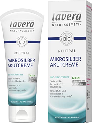 Nachtkerzenöl-Creme lavera Neutral Akutcreme mit Mikrosilber 75ml
