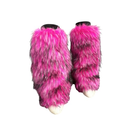 Faux Furs Leg Warmers for Womens Winter Warm Furs Boot Cuffs Covers,Cozy,Christmas,Halloween,Party, Cosplay Costume