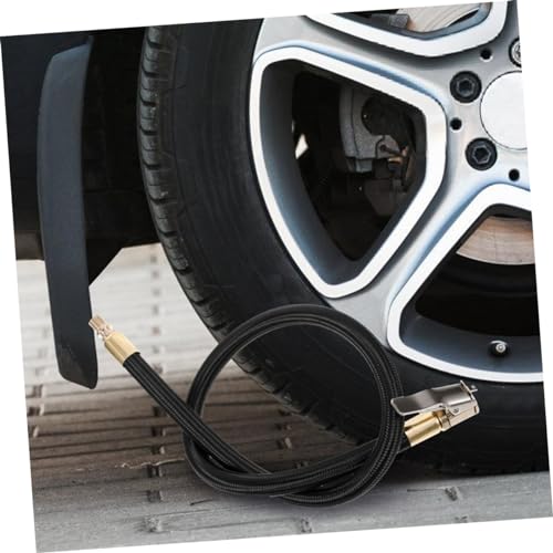 Car Charger Car Tire Inflator Hose Inflator Pump Tube Inflator Tube with Chuck Inflatable Pump Extension Tube Inflator Extension Hose Car Inflator Extension Tube Air Inflator Hose2