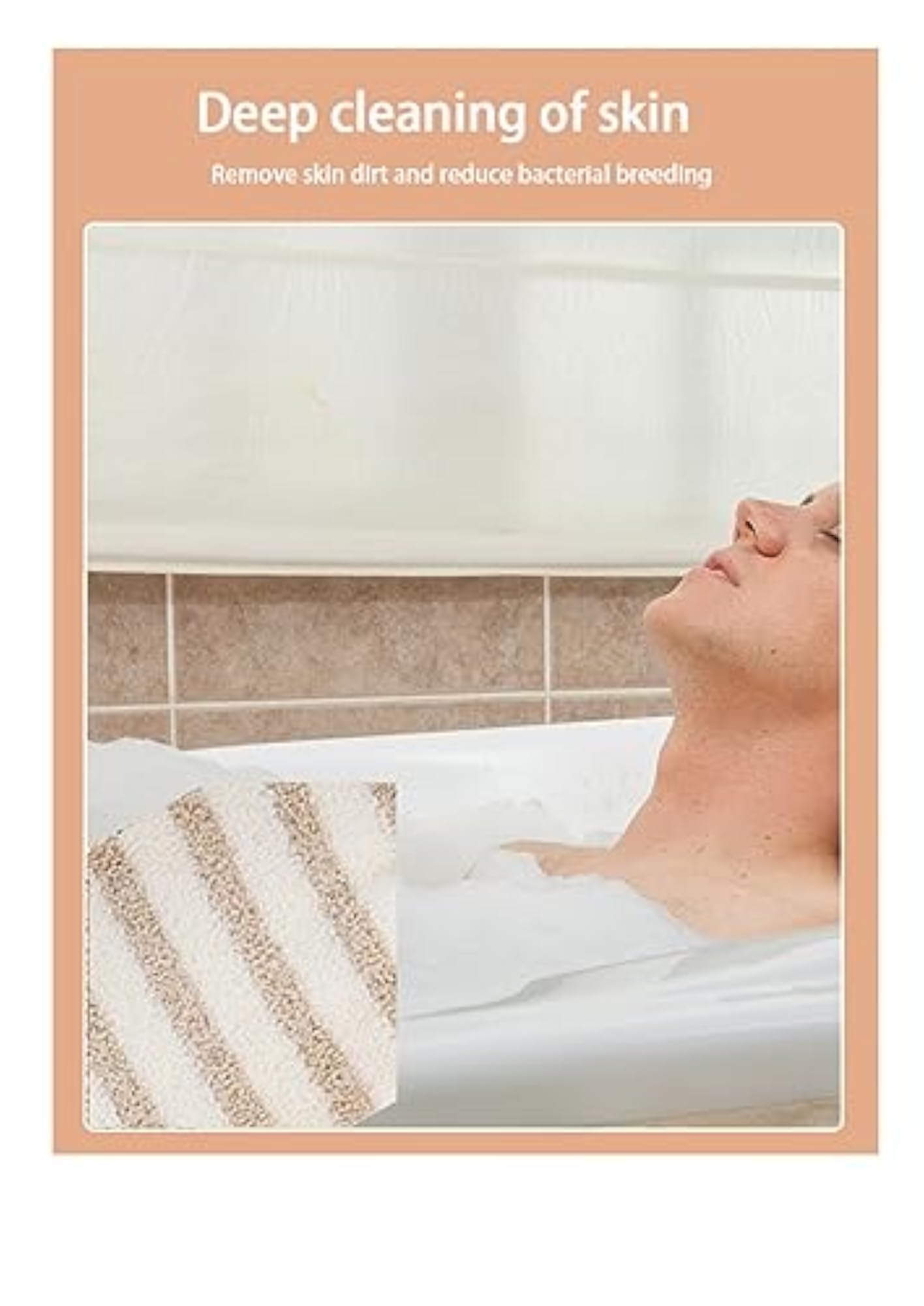 High Lather Cleansing Bath Gloves for Men & Women