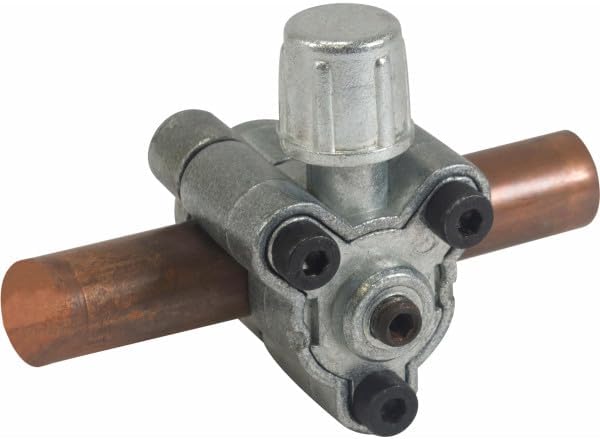 Appli Parts APT-PV310 1/2, 5/8 in Bullet Piercing Valve kit with tube size adapters and o ring seal for small refrigeration systems with 1/4in SAE Service Port