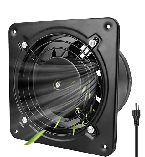 6 Inch Exhaust Fan, Through Wall Fan, Kitchen Extractor Fan 308Cfm Powerful, Outer Rotor Motor Exhaust Fan, Stainless Steel Vent Blower, For Kitchen Bathroom Garage Loft #TOP26