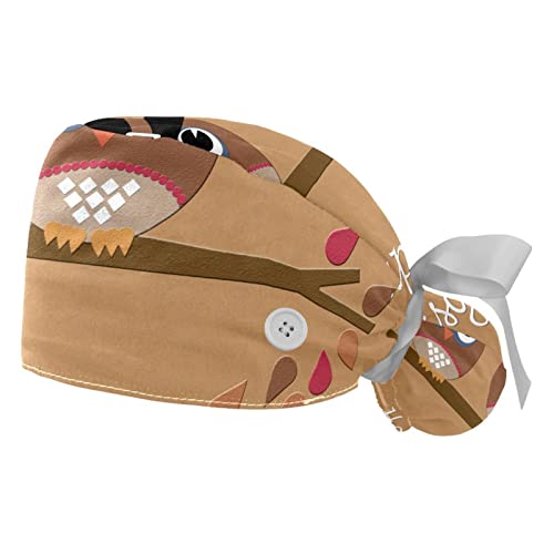 Chapeaux de travail anti transpirants JDEZ lot de 2 casquettes bouffantes