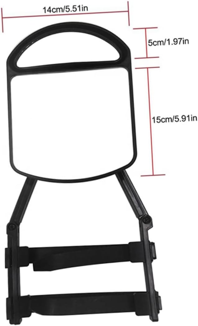 Gatuida Mirror Extension for Towing Truck Adjustable Trailer Side Mirror Extenders for Enhanced Visibility Compatible Rvs and Trailers Easy Installation Stable Clips