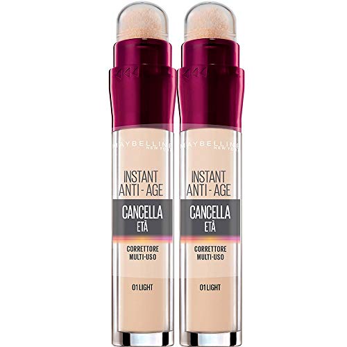 Maybelline New York Korrekturflüssigkeit Il Canceller, mit Goji-Beeren und Haloxyl, deckt Augenringe und kleine Fältchen ab, 01 Licht… – Ansicht 1