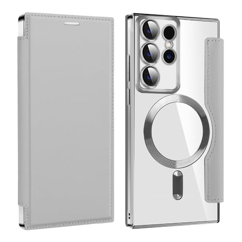 Étui portefeuille S23 Ultra 5G avec 3 emplacements cartes et système de blocage RFID