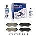 Detroit Axle - Brake Kit for Chevy Traverse GMC Acadia Limited Buick Enclave Saturn Outlook Front and Rear Drilled & Slotted Disc Brake Rotors Ceramic Brakes Pads Replacement 12.80'' inch Front Rotor