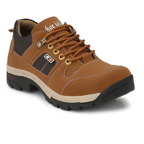 Image of Shoe Island Solid Black Premium Leatherette Ankle Length Casual Boots for Men