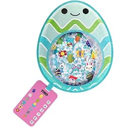 Vango BIZYBOO Easter Egg Busy Bag Scavenger Hunt - Hidden Object Search Sensory Matching Game for Kids 2 and Up (Green)