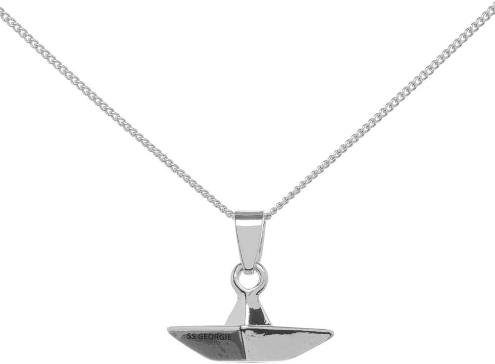 Bioworld IT Paper Boat Charm Necklace