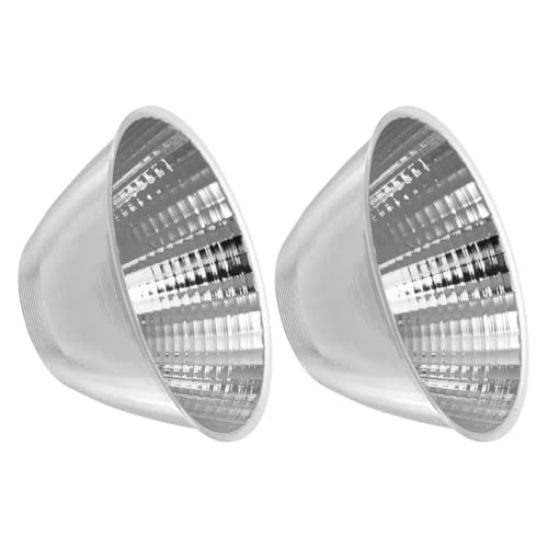 Operitacx Pantalla de Lámpara de Foco LED 2 Piezas 50x27x20 Mm Accesorio Reflector para Linterna Alta Eficiencia para Iluminación Interior y Exterior en Aventuras y Emergencias