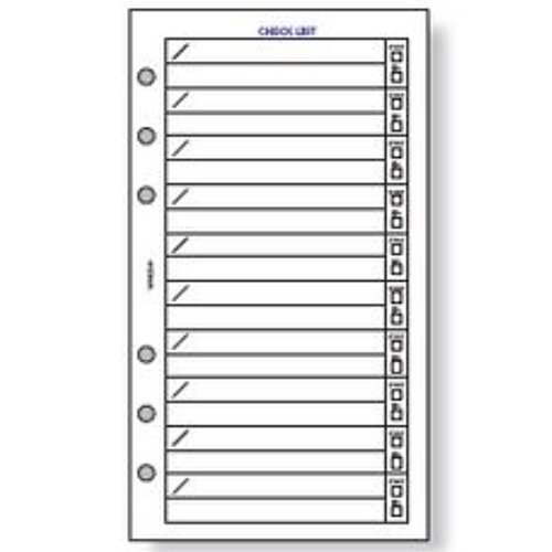 �i�܂Ƃߔ����j���C���C���� �L�[���[�h �蒠���t�B�� �`�F�b�N���X�g �����T�C�Y WWR5309 �y×5�z