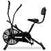 Sparnod Fitness SAB-05 Upright Air Bike Exercise Cycle for Home Gym - Adjustable Resistance