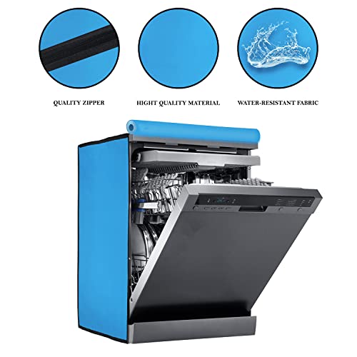 Image of Amazon Brand - Umi. Dishwasher Cover Suitable for IFB of 12, 13, 14, and 15 Place Setting (63X63X81CMS, Sky Blue)