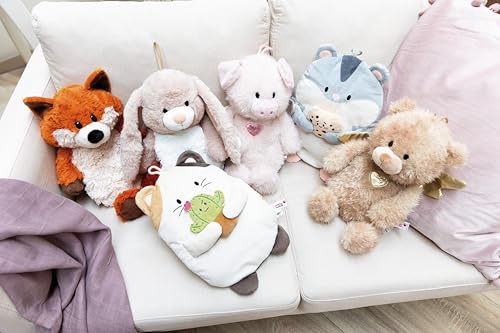 NICI Wärmflasche Fuchs Fridalie 300ml 35cm - orange - Kuscheliges Wärmetier ab 10 Monaten – Plüschtier-Wärmflasche, Wärmebeutel für Kinder und Erwachsene | 61935
