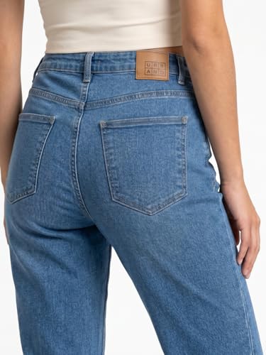 Image of Urbano Fashion Women's Mid Rise Bootcut Washed Jeans Stretchable