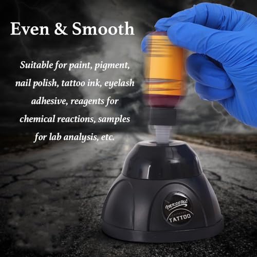 Mezclador de vórtice de laboratorio, 8700 rpm, mezclador de líquido/pintura, mezclador de vórtice fuerte, pigmento de pinturas para pintores, pinturas acrílicas, tinta de tatuaje, esmalte de gel