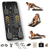 Pilatella - Mini Reformer Pilates Pliable - Planche Pilate Maison, Machine Pilate pour la Maison, Pilates Board Premium Noir avec ebook (10 Exercices Inclus)