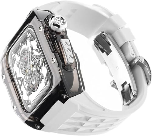 Coque transparente pour Apple Watch 44mm et 45mm pour le sport et le bureau