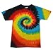 Tie Dyes Men's Tie Dyed Performance T-Shirt H1000 Swirl-eclipse-large