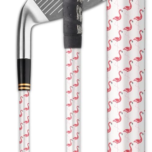 SHAFT SKINS Golf Accessories | Premium Club Wraps | High Grade Materials for Durability & Style | Golf Accessories for Men and Women (Flamingos)