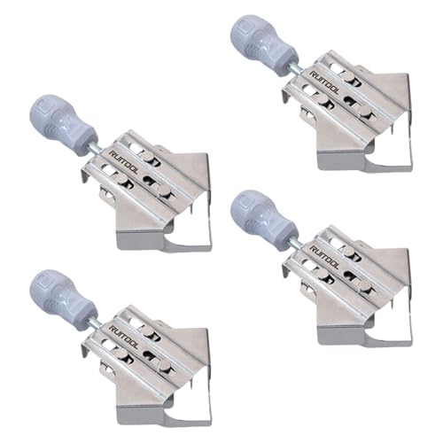 Dickly 4 Abrazaderas de ángulo Recto de 90 Grados para Proyectos de Manualidades en Madera, Abrazaderas de Esquina de Carpintero