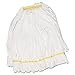 Boardwalk BWK8002 Enviro Clean Looped Mop Head with Tailband - Medium, White (12/Carton)