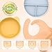 CHCC Silicone Baby Feeding Set 21 Pcs, Baby Led Weaning Supplies, Baby Feeding Supplies Set BPA Free, Essentials for Newborn Gift Mixed