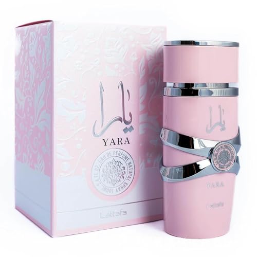 Generisch Yara Moi Eau de Parfum 100 ml for Women, Men Eau de Parfum Spray, 100 ml Long Lasting Arabic Perfume Perfume Árabe Perfume para Hombre Mujer Árabe Nota Árabe (Rosa)