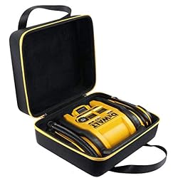 khanka Case for DEWALT Tire Inflator Portable Air Compressor 20V MAX (DCC020IB),Hard Storage Holder Organizer Compatible with dewalt Car Air Pump and Battery Pack Accessories (Case Only)