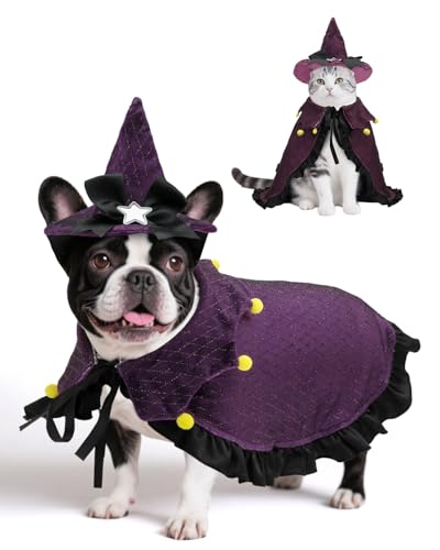 CuteBone Dog Halloween Costumes for Small, Medium, Large Dogs – W...