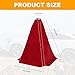 Lyxheth Car Shift Boot Cover, Shifter Boot Cover, Gear Gaiter Cover Auto Shift Boot Sleeve Protector, Suede Leather Shift Knob Boot Dust Cover Universal for Manual/Automatic Shift Knob (Red/White)