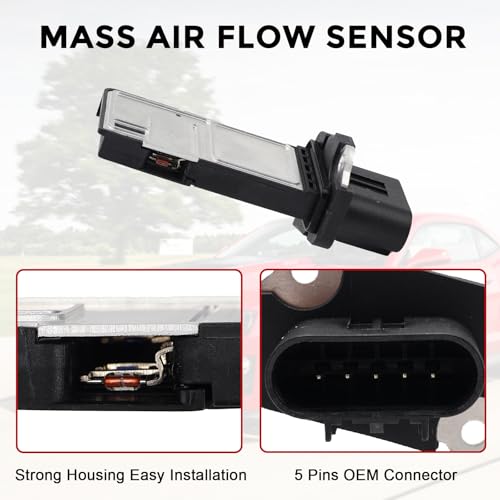 Mass Air Flow Sensor MAF Sensor Compatible with Buick Lacrosse Regal Cadillac ATS CT6 CTS SRX Chevy Camaro Colorado Equinox Impala GMC Canyon Envoy Replacement for 15865791 213-4222 - Thumbnail 3