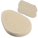 Weich, bequem und stützend – aus 70 % Wolle und 30 % Rayon orthopädischem weißem Filz, der bequem unter den Fußballen passt, um stechende Fußschmerzen zu lindern, die durch Neuralgie verursacht werden.