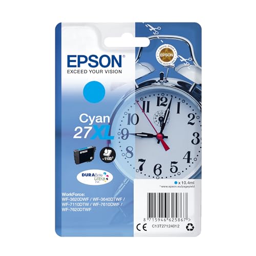 Encre 27XL Epson bleu cartouche jet d'encre compatible impression couleur haute définition