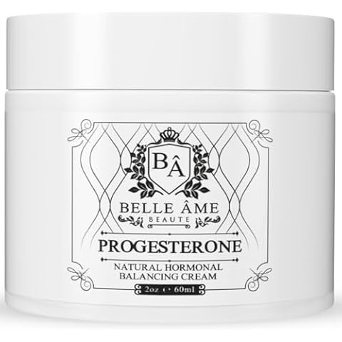 Natural Progesterone Cream for Women, Bioidentical Hormones for Women, Perimenopause & Menopause Cream for Hormonal Balance, 1,000 mg USP Bioidentical Progesterone, Made in the USA, 2 oz (60 mL) Cover