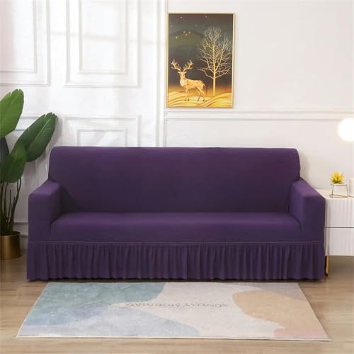 Housse de canapé élastique géométrique extensible pour salon 3 places - 7