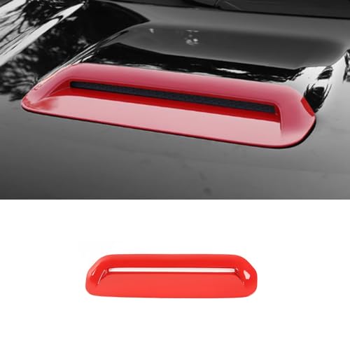 ERIDANUS Auto Accessories Fit for Toyota 4runner 2010-2023 Front Hood Scoop Vent Cover Bonnet Trim (Red) ABS 1 PCS