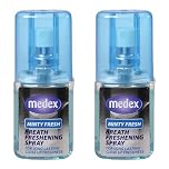 Medex Minty Fresh Breath Spray 2 Pack | Instant Mouth Spray for Fresh Breath | Sugar Free Mint Mouthwash Spray | Compact Travel Breath Spray | PoundMart Exclusive Bundle