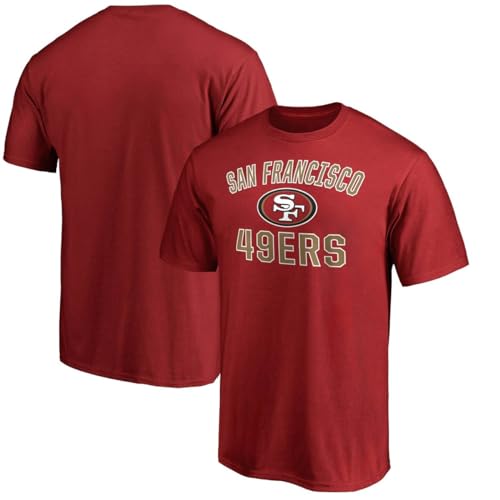 Outerstuff NFL Kids Youth 4-20 Officially Licensed City Wide Arch Logo Team T-Shirt (Size: 7 San Francisco 49ers - Red)