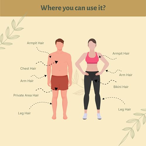 Image of Amrutam Life Natural Herbal Wax Powder For Women & Men | Full Body Hair Removal | Painless & Quick Solution For Hair Removal | Turmeric Flavour | No Irritation, No Skin Rashes & No Side effects - 100 gm