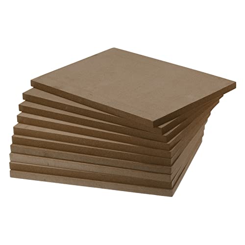 uxcell Hojas de espuma EVA marrón claro, 12 x 9 pulgadas, 13 mm de grosor, para manualidades, paquete de 10