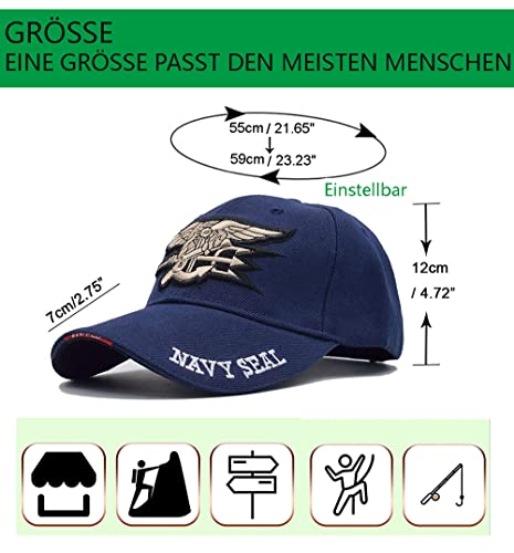 GAOXUQIANG-Mens-US-Navy-Baseball-Cap-Navy-Seals-Cap-Tactical-Army-Cap-Trunker-Gorras-Snapback-Chapeau-pour-Adulte