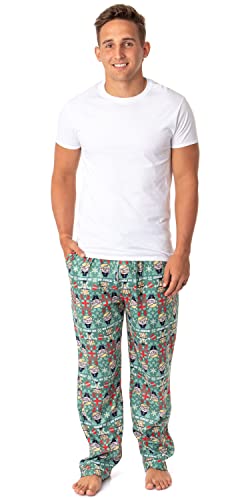 INTIMO A Christmas Story Mens' Chibi Ralphie Oh Fudge! Leg Lamp Sleep Pajama Pants2