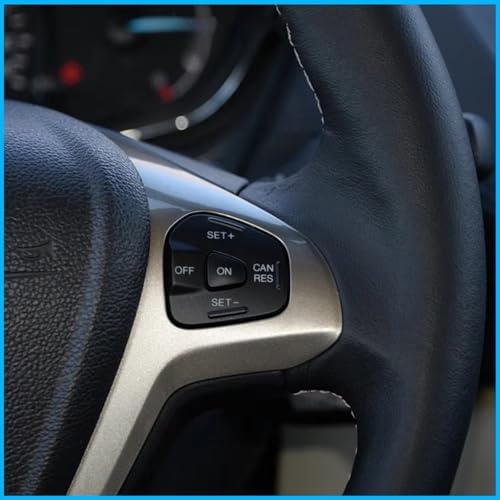 Bouton commande volant bleu Ford Fiesta régulateur trajets autoroute