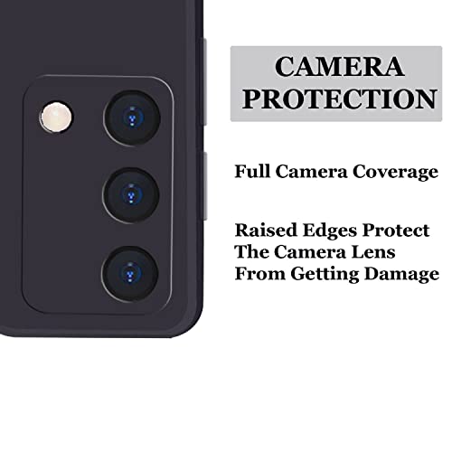 Image of A rtistque Back Cover Case for Oppo F19 / F19s with Camera Protection | Shockproof TPU | Stylish Protective Design | Slim Fit | Ultra Matte | Oppo F19 / F19s Back Cover - Black