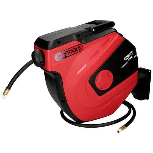 Ks tools Enrouleur de tuyau d'air et d'eau ks tools - mural - 15m - 1/4 pouce - 515.3440